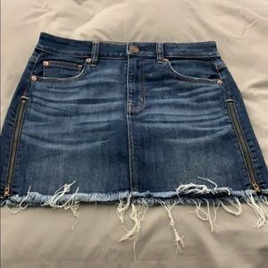 AE Medium Wash Denim Skirt